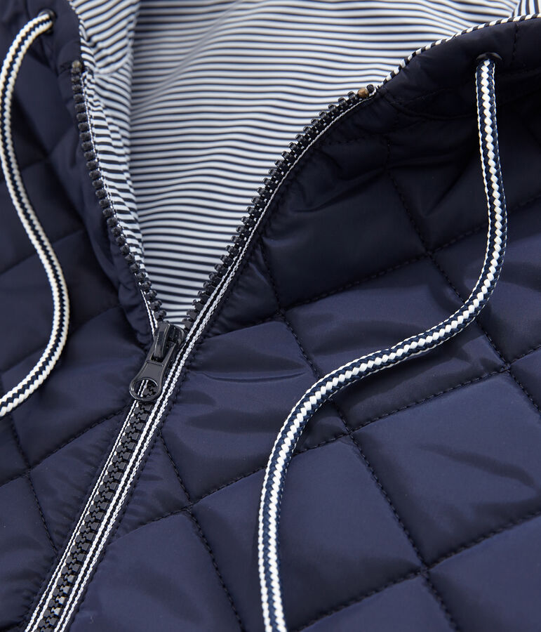 Coupe vent chaud long mixte bleu SMOKING