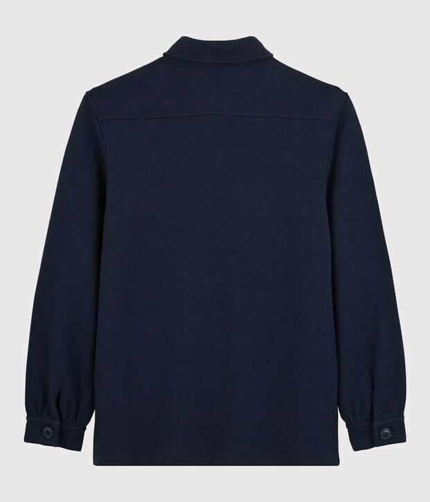 Vareuse en coton &eacute;pais Femme bleu marine