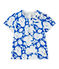 T-shirt met dessin voor babymeisjes wit MARSHMALLOW/wit MULTICO