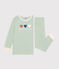 Pyjama uni en coton enfant vert HERBIER