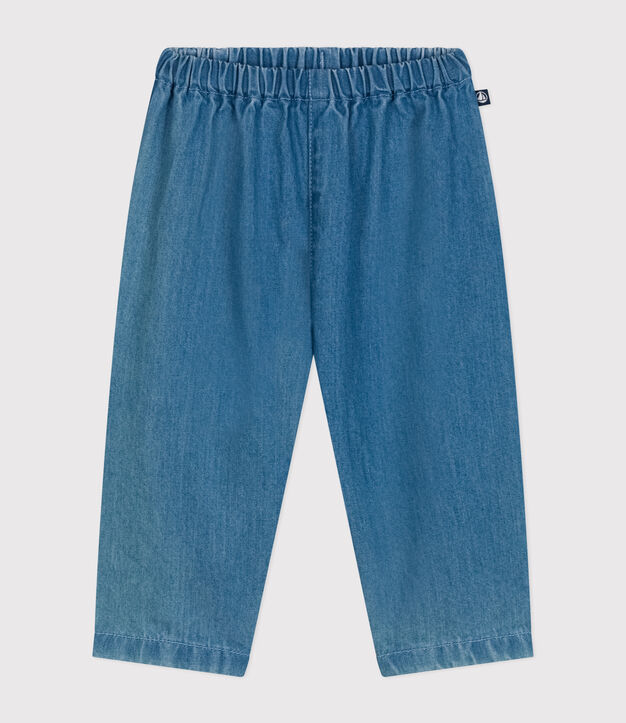 Pantalon en denim l&eacute;ger b&eacute;b&eacute; bleu