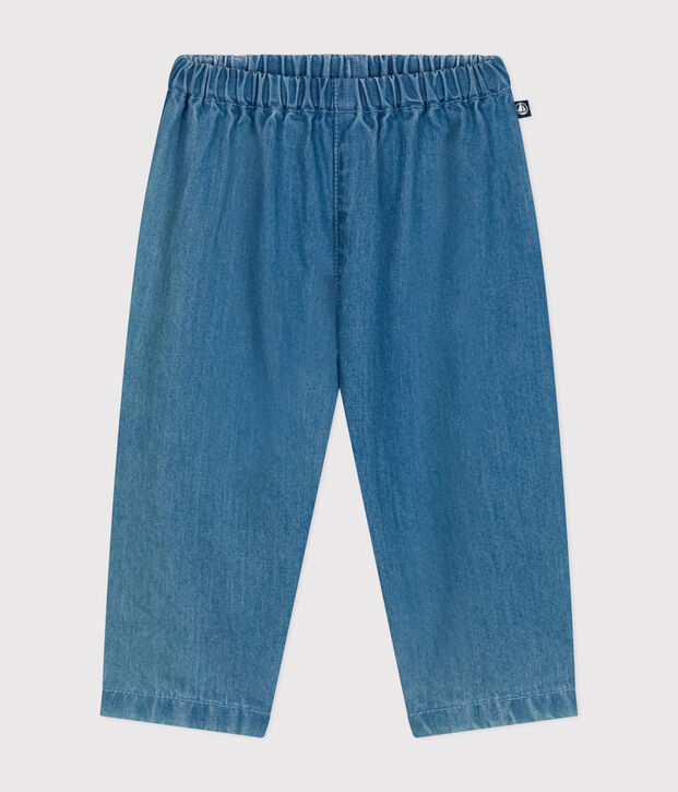 Pantalon en denim l&eacute;ger b&eacute;b&eacute; bleu
