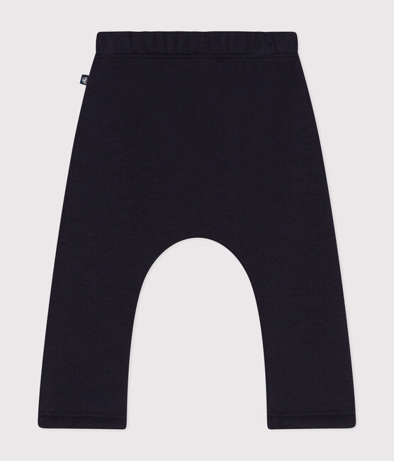 Babybroek van zachte en warme fleece blauw SMOKING