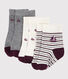 Lot de 3 paires de chaussettes bébé