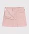 Fluwelen meisjesrok roze SALINE