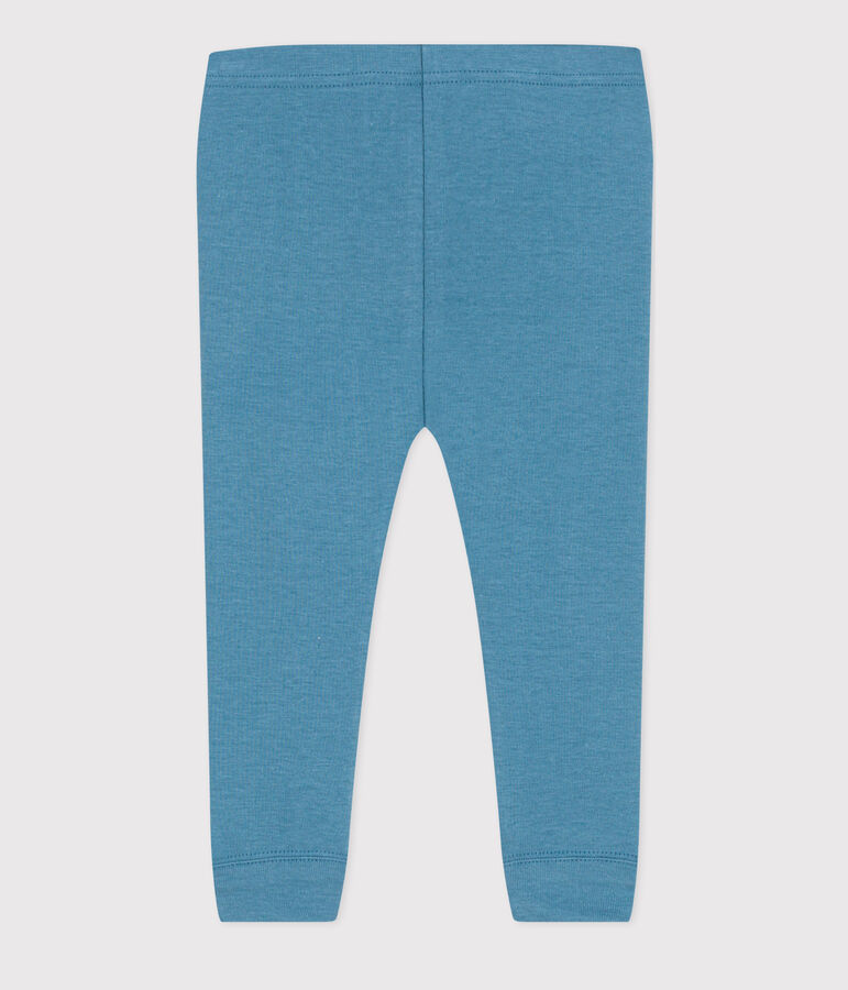 Katoenen legging voor baby's blauw