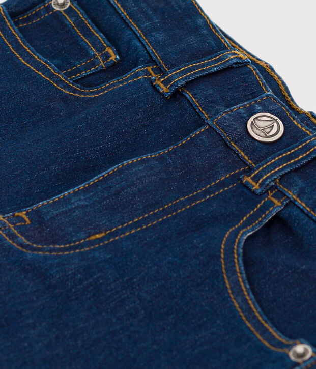 Pantalon droit denim enfant gar&ccedil;on blauw