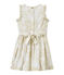 Robe fille sans manches imprimée blanc MARSHMALLOW/blanc MULTICO