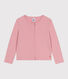 Effen katoenen cardigan voor kinderen