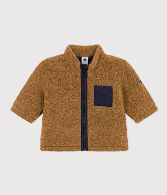 Babyvest in sherpa bruin BRINDILLE