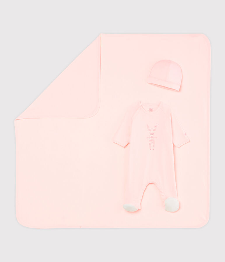 Coffret cadeau naissance en c&ocirc;te multicouleur