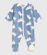 Overpyama in fleece voor de winter met beertjesmotief voor baby's