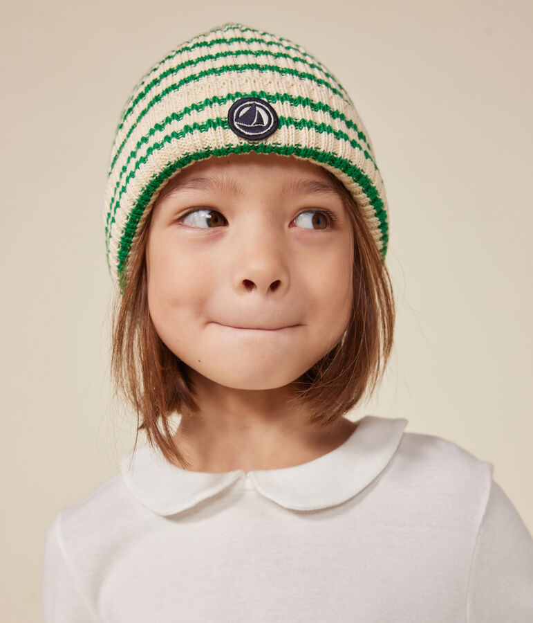 Tee-shirt manches longues coton enfant fille blanc