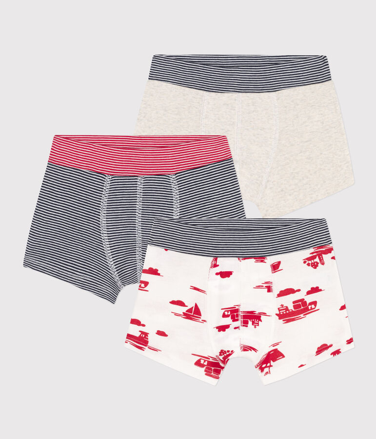 Set van 2 katoenen 'Le Havre' boxershorts voor jongens multicouleur