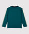 Tee-shirt manches longues en coton enfant garçon vert PINEDE