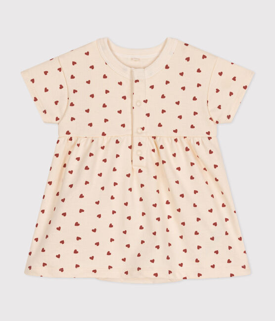 Jurkje van lichte fleece met body voor baby's AVALANCHE/ FAMEUX