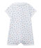 Combicourt bébé garçon imprimé blanc ECUME/blanc MULTICO