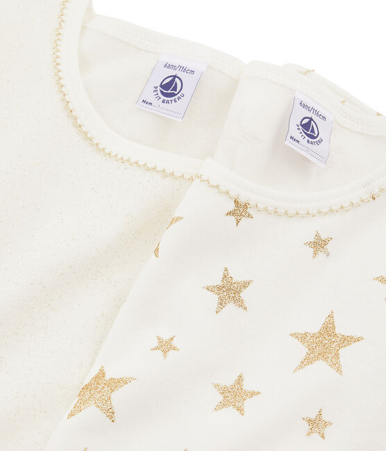 Set T-shirts lange mouwen meisjes variante 1