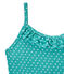 Maillot de bain fille 1 pièce à pois vert VERDE/blanc MARSHMALLOW