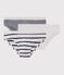 Lot de 3 slips rayés petit garçon variante 1
