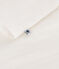 Blouse enfant en coton manches courtes unie blanc ECUME