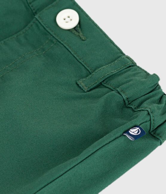 Short bébé en serge de coton uni WILLOW