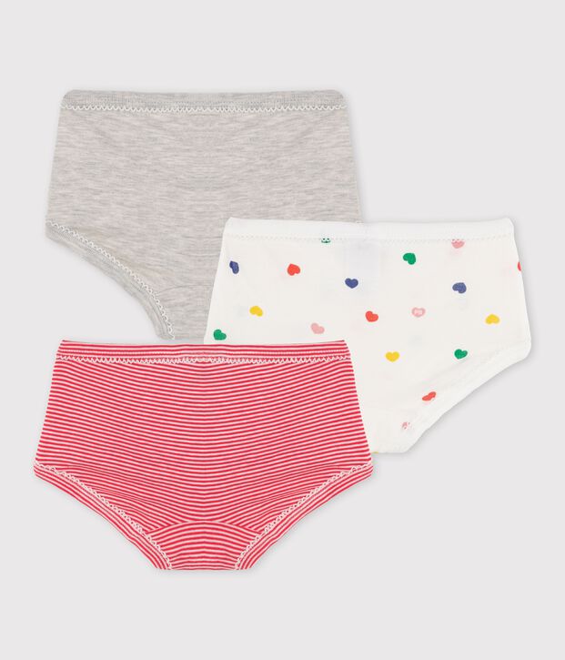 Trio de culottes petite fille multicouleur