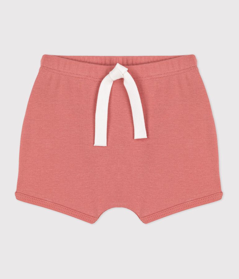 Short van biokatoen voor baby's roze