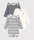 Lot de 3 bodies manches longues bébé