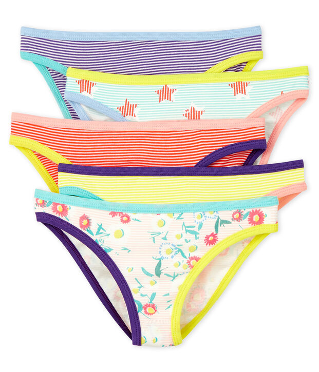 Semainier 5 culottes femme multicouleur