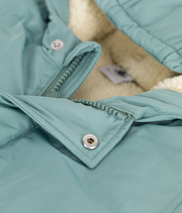 Babyparka van polyester groen