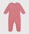 Babypyjama van velours roze ROSEWOOD