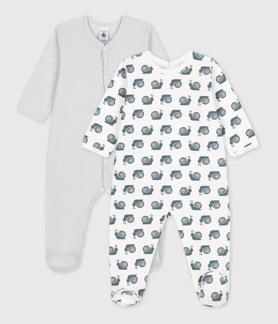 Lot de 2 dors bien escargot bébé en coton variante 1