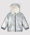 Warme regenjas baby meisje/jongen grijs ARGENT