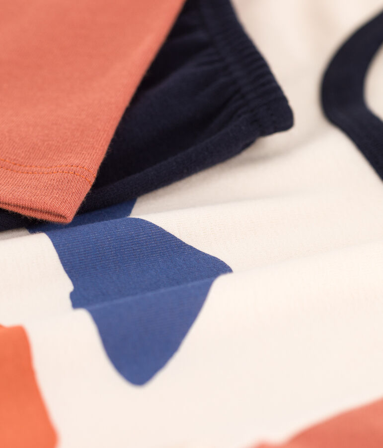 Pyjama enfant fille / gar&ccedil;on en coton bleu/multicouleur