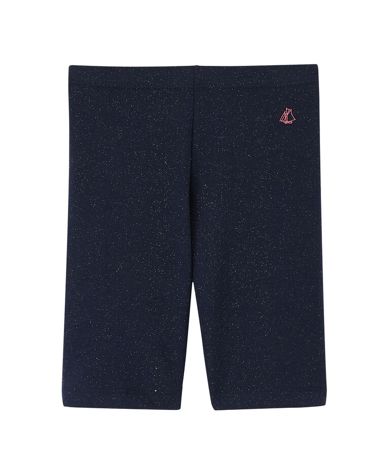 Wielrennersbroekje voor meisjes blauw/geel