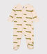 Katoenen pyjama met dierenprint voor baby's