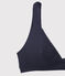 Soutien-gorge en coton stretch Femme bleu SMOKING