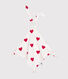 Doudou coeur en coton
