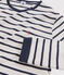 Pyjama marini&egrave;re petit gar&ccedil;on en coton blanc/bleu