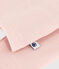 T-shirt met lange mouwen in wol en katoen voor jongens/meisjes roze SALINE