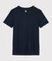 Katoenen dames T-shirt Sea island blauw MARINE