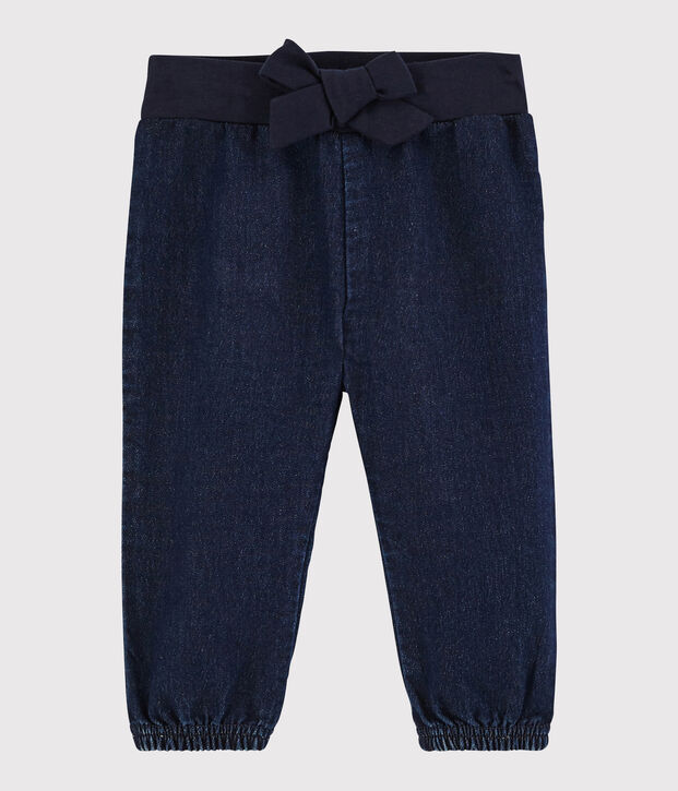 Pantalon en denim b&eacute;b&eacute;. bleu