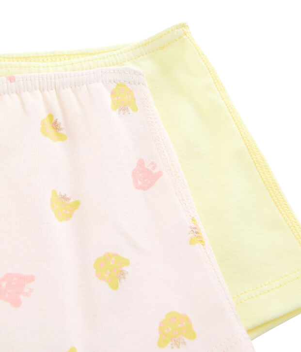 Set van shorties meisje multicouleur