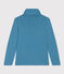 Sous-pull en coton enfant fille / garçon bleu POLOCHON