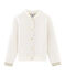 Cardigan en tubique matelassé enfant fille blanc MARSHMALLOW