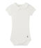 Body bébé fille à col blanc MARSHMALLOW