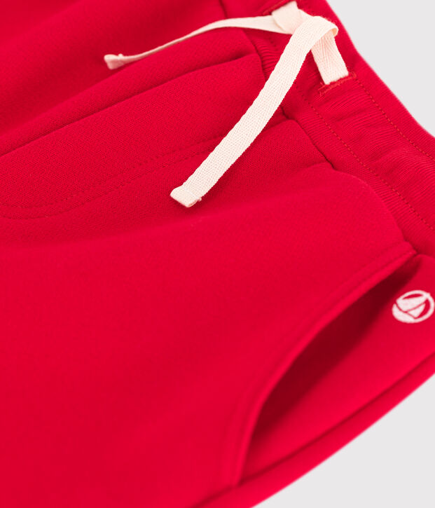 Molton joggingbroek voor jongens rood