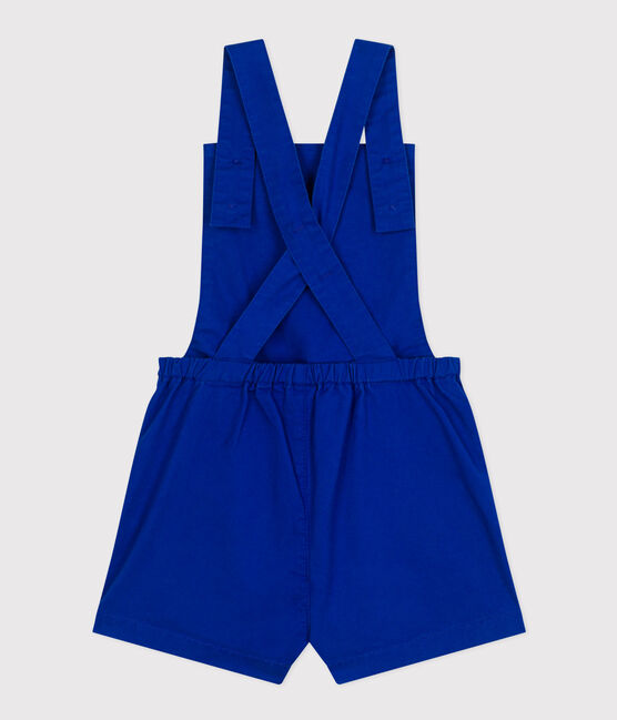 Korte salopette voor meisjes blauw SURF