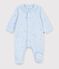 Pyjama b&eacute;b&eacute; en tubique imprim&eacute; &eacute;toile bleu/multicouleur